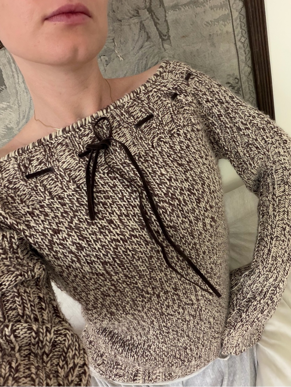 Newport News Off-Shoulder Sweater